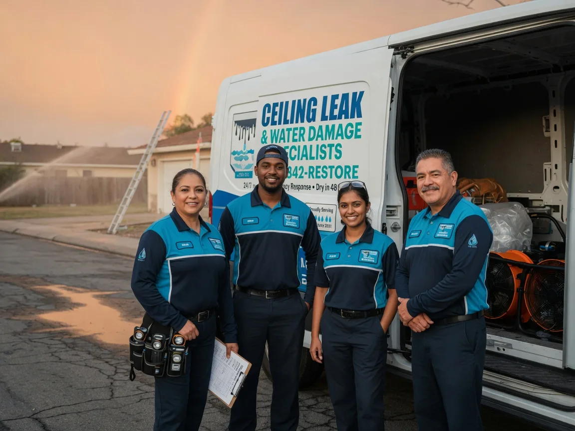 Ceiling Leak Cleanup company in Macksburg, IA